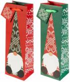 Gift Bag - Holiday Gnomes Single Bottle Bag