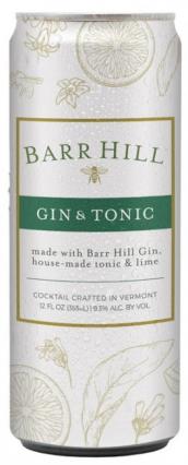 Barr Hill Gin & Tonic (12oz can) (12oz can)