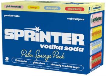 Sprinter Vodka Soda Palm Springs Pack (8 pack 12oz cans) (8 pack 12oz cans)