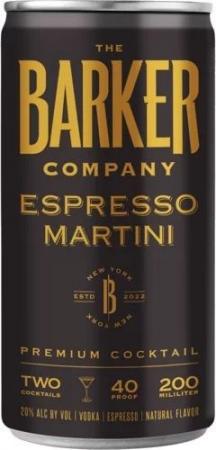 The Barker Company Espresso Martini (200ml cans) (200ml cans)